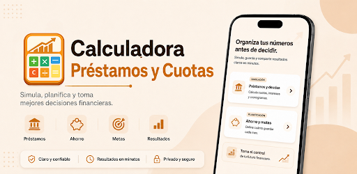 Portada oficial de Calculadora Préstamos y Cuotas